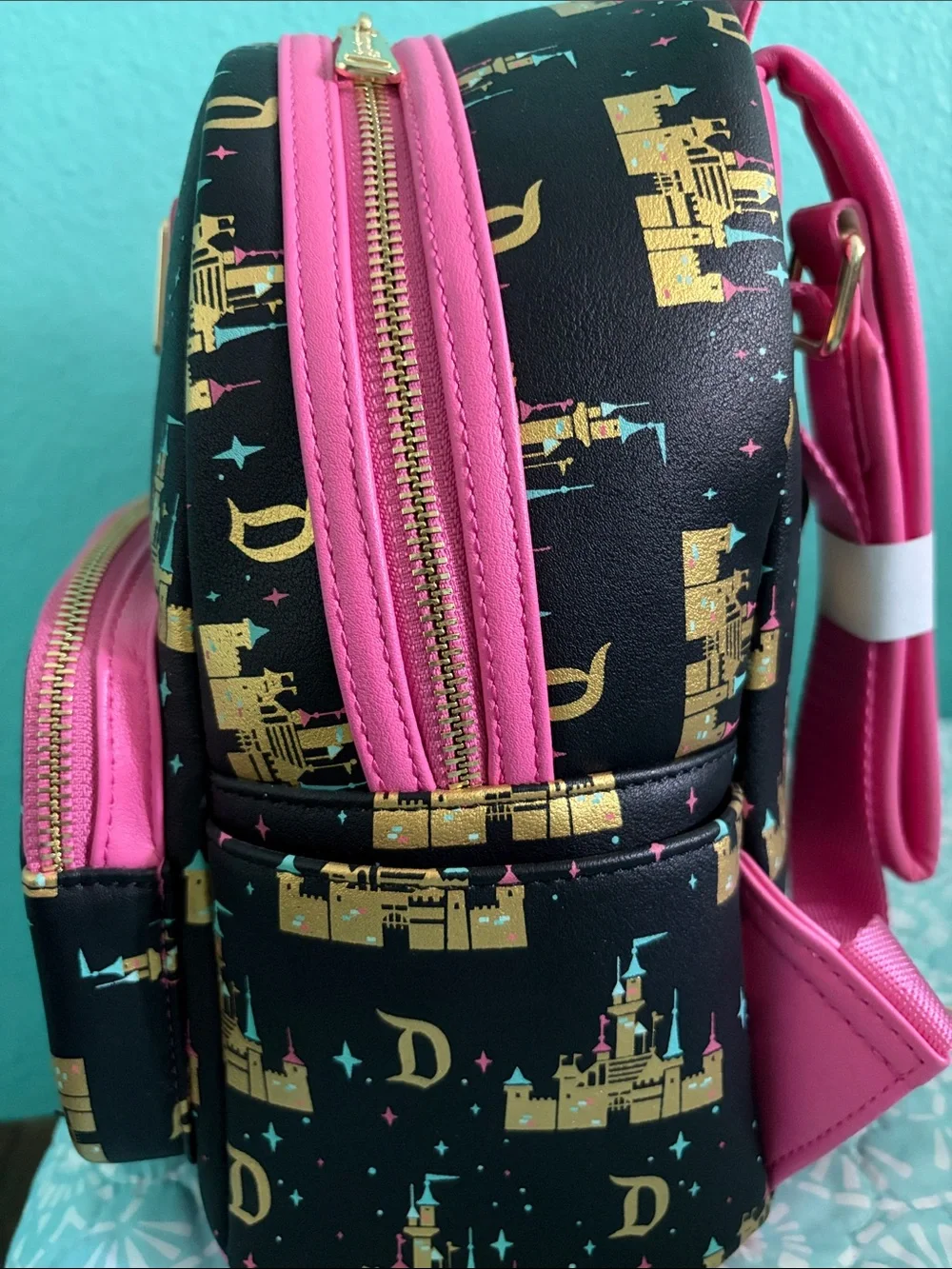Loungefly Disney Parks Exclusive Backpack Disneyland Sleeping Beauty Castle BNWT